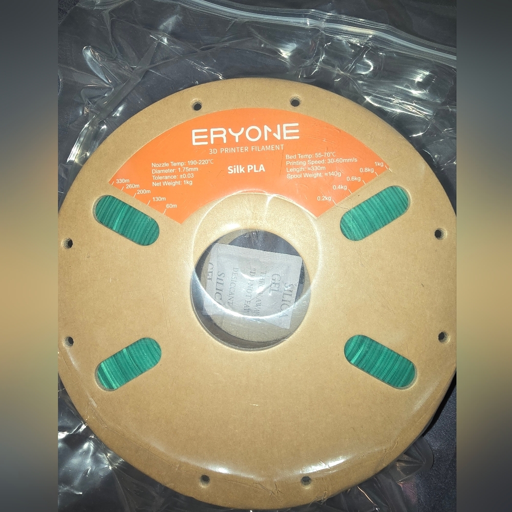 Silk PLA 3D Printer Filament - Brown